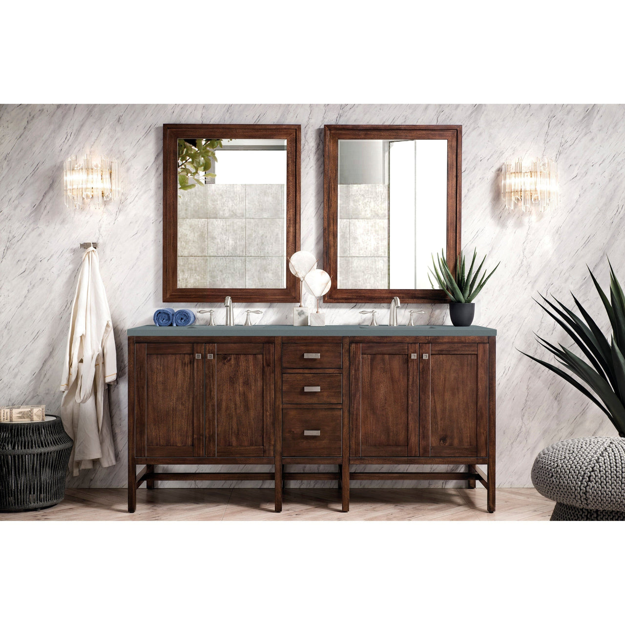 James Martin Addison 72" Double Vanity Vanity James Martin 