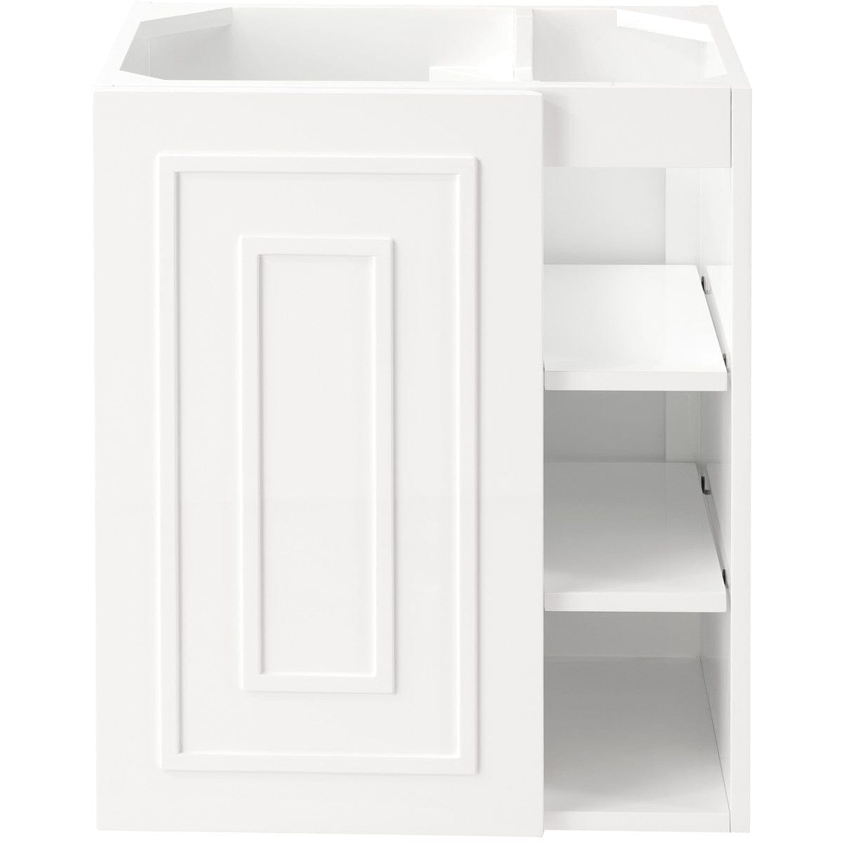 James Martin Alicante' 24" Single Vanity Cabinet Vanity James Martin Glossy White Cabinet Only 