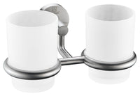 Thumbnail for ANZZI Caster Series Double Toothbrush holder in Brushed Nickel Toothbrush Holder ANZZI 