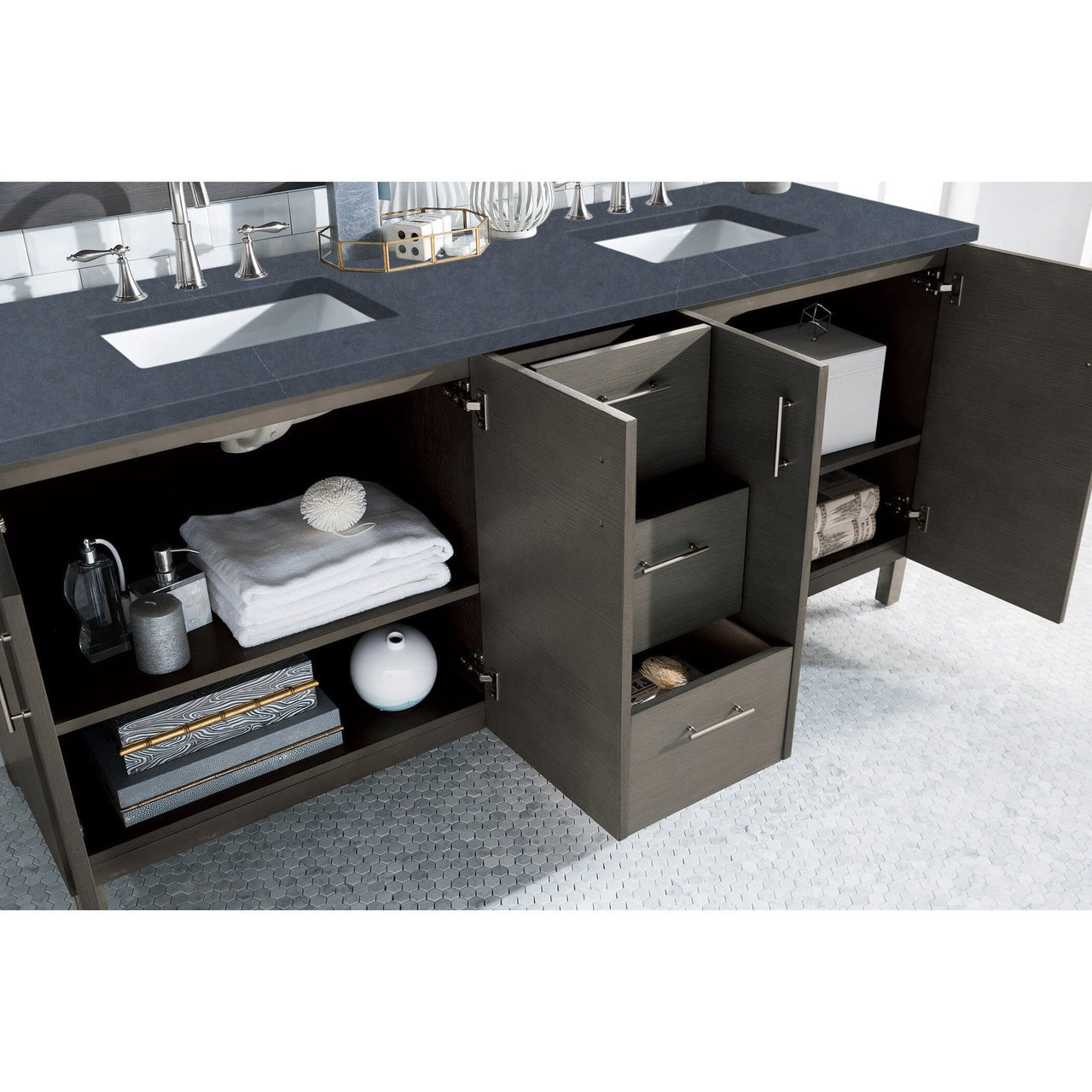 James Martin Metropolitan 72" Double Vanity Vanity James Martin 