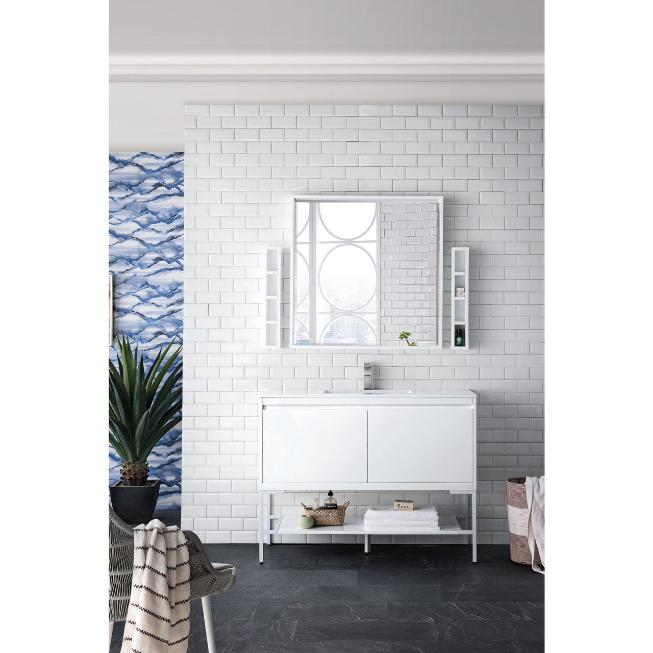 James Martin Milan 47.3" Single Vanity Vanity James Martin 
