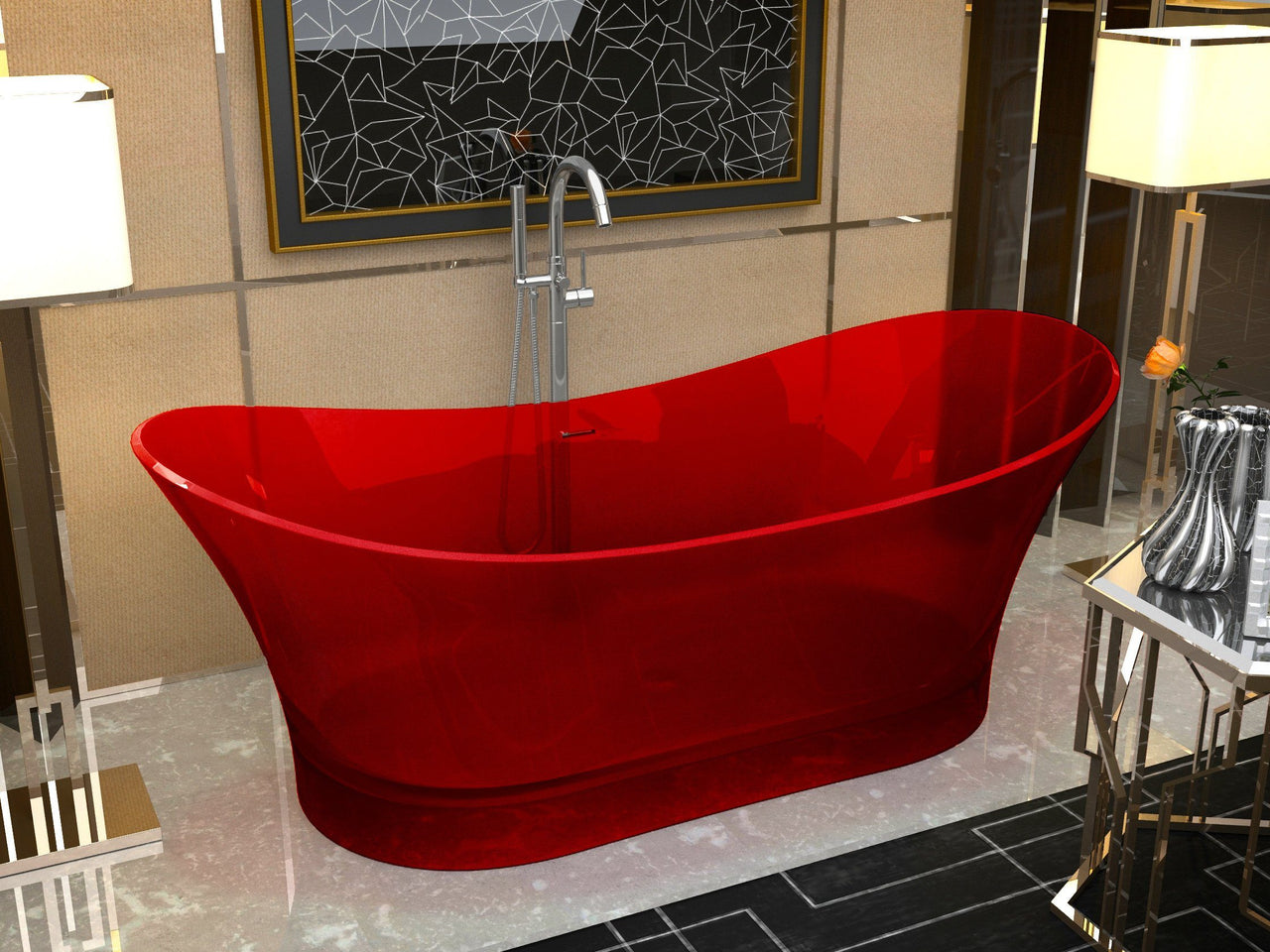 ANZZI Azul FT-AZ520R FreeStanding Bathtub FreeStanding Bathtub ANZZI 