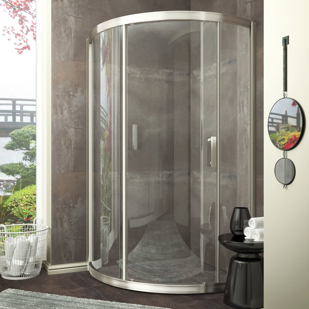 ANZZI Baron Series SD-AZ01-01BN Shower Doors Shower Doors ANZZI 