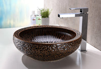 Thumbnail for ANZZI Regalia Series LS-AZ188 Vessel Sink - Glass Bathroom Sink ANZZI 