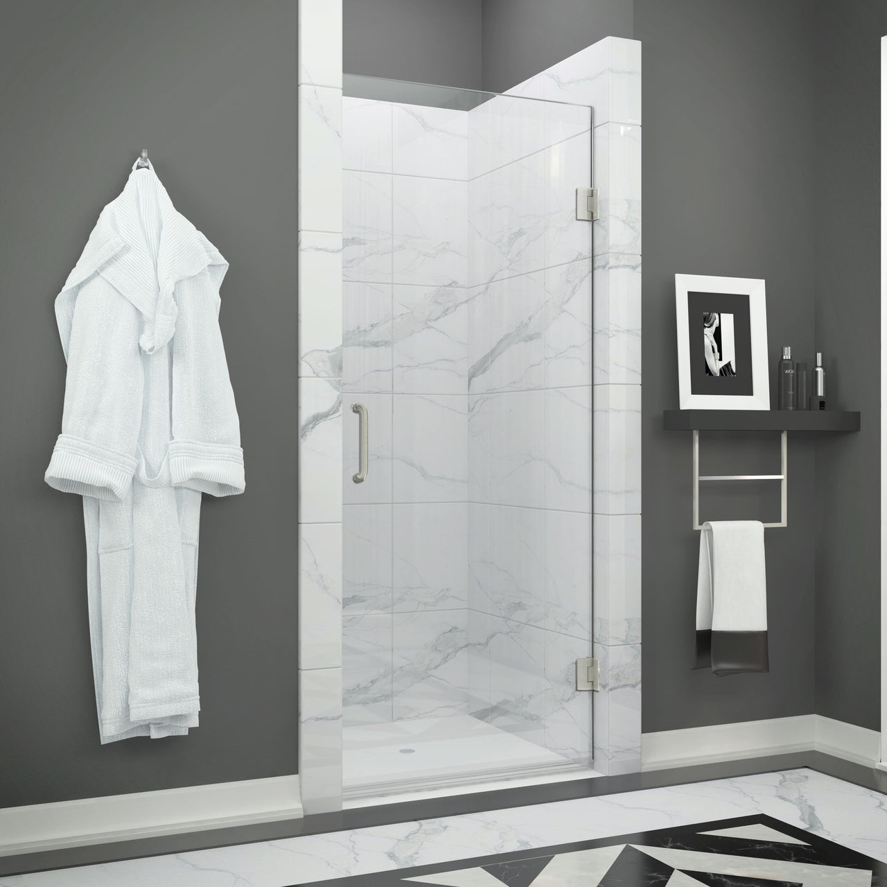ANZZI FELLOW Series SD-AZ09-02BN Shower Doors Shower Doors ANZZI 