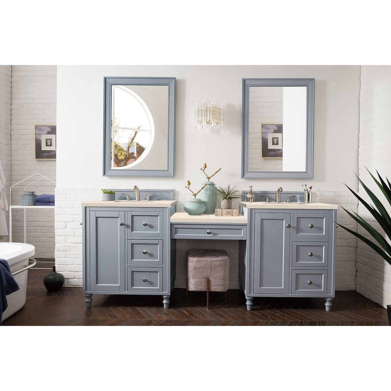 James Martin Copper Cove Encore 86" Double Vanity Set Vanity James Martin 