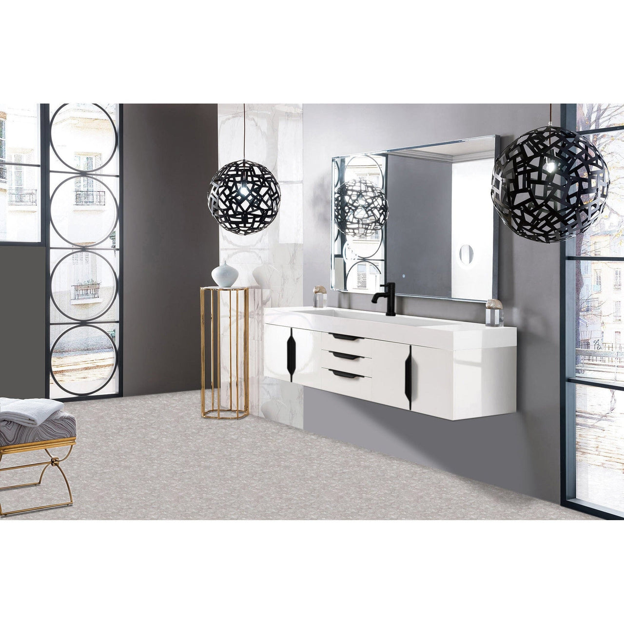 James Martin Mercer Island 72" Single Vanity Vanity James Martin 