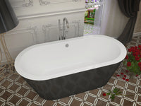 Thumbnail for ANZZI Dualita FT-AZ014 FreeStanding Bathtub FreeStanding Bathtub ANZZI 