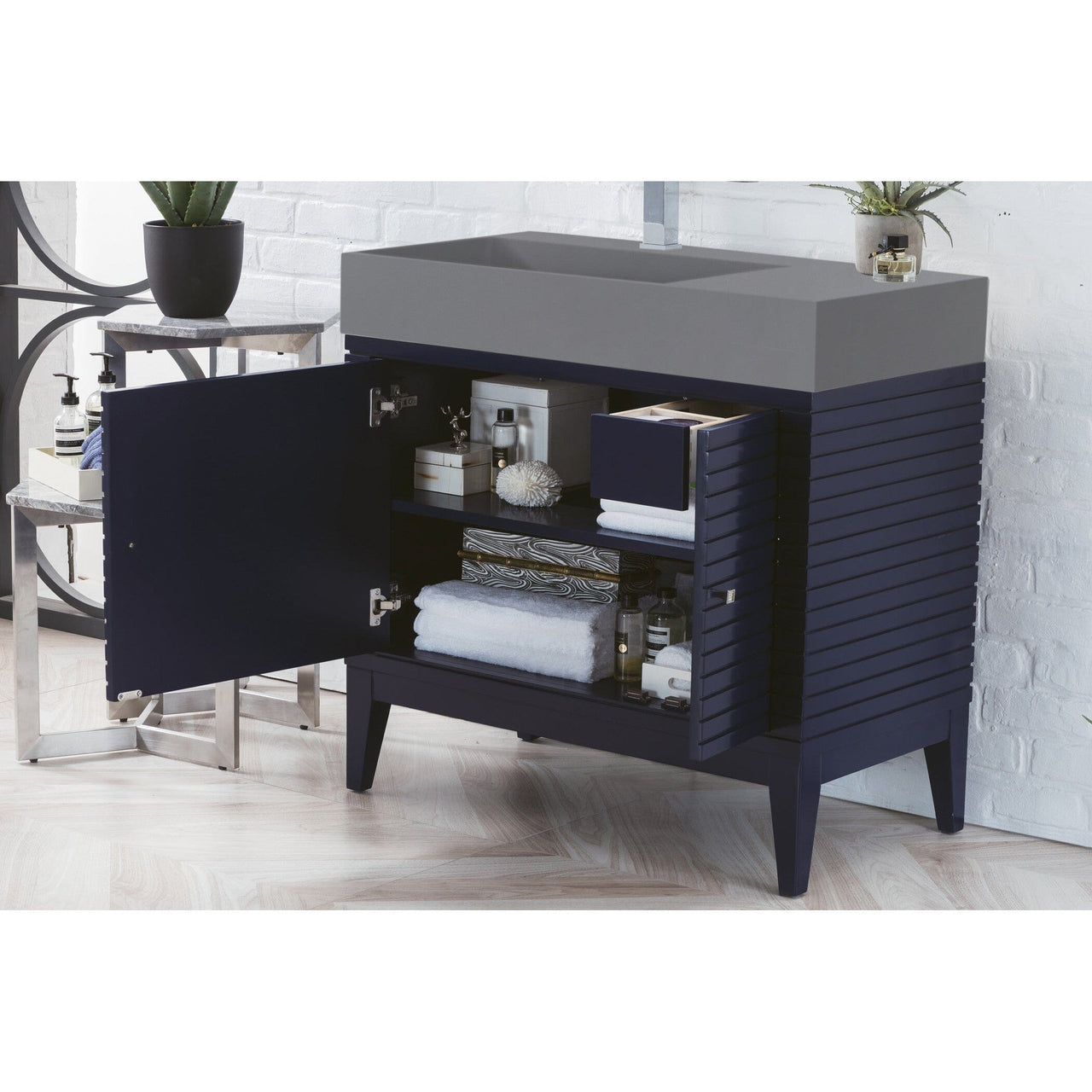 James Martin Linear 36" Single Vanity Vanity James Martin 