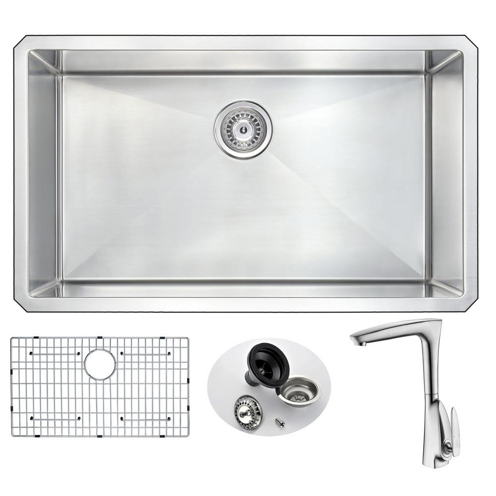 ANZZI VANGUARD Series KAZ3219-034B Kitchen Sink Kitchen Sink ANZZI 