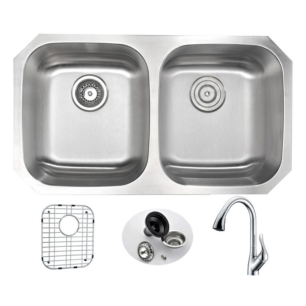 ANZZI MOORE Series KAZ3218-031 Kitchen Sink Kitchen Sink ANZZI 