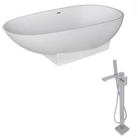 Thumbnail for ANZZI Volo FT506-0028 FreeStanding Bathtub FreeStanding Bathtub ANZZI 