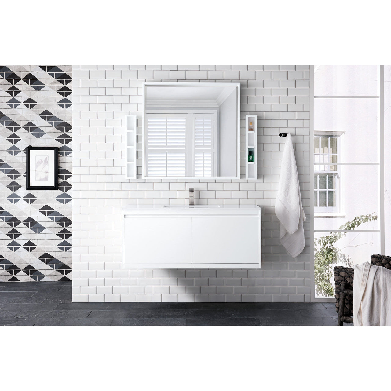 James Martin Milan 47.3" Single Vanity Vanity James Martin 