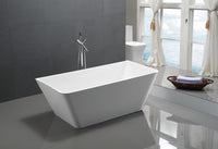 Thumbnail for ANZZI Zenith Series 5.58 ft. Freestanding Bathtub in White FreeStanding Bathtub ANZZI 