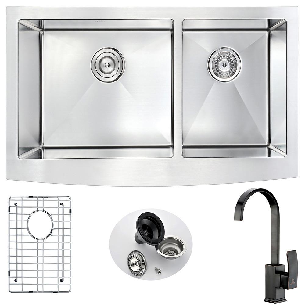 ANZZI ELYSIAN Series K36203A-035O Kitchen Sink Kitchen Sink ANZZI 