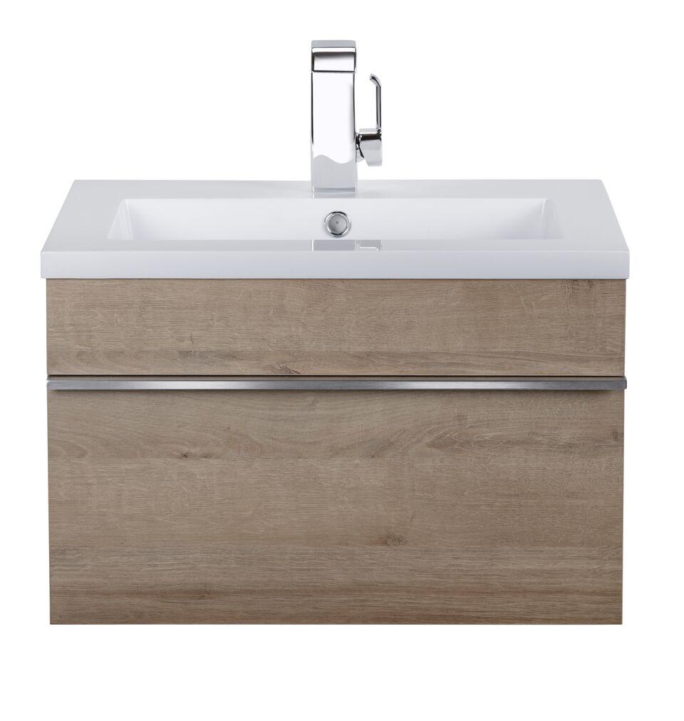 Trough Collection 24" Wall Mount Modern Bathroom Vanity - Organic By Cutler Cutler Kitchen & Bath Vanity 