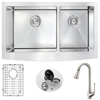 Thumbnail for ANZZI ELYSIAN Series K36203A-042 Kitchen Sink Kitchen Sink ANZZI 