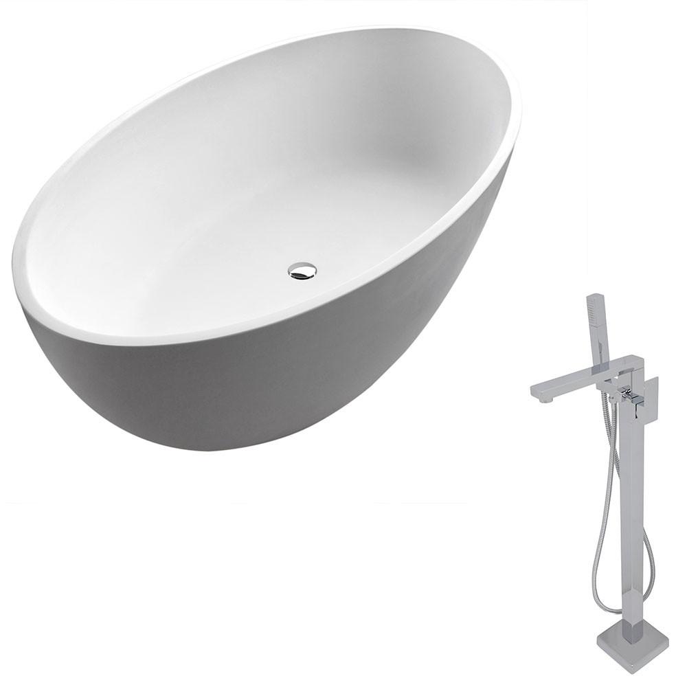 ANZZI Cestino FT510-0028 FreeStanding Bathtub FreeStanding Bathtub ANZZI 