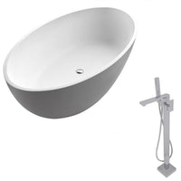 Thumbnail for ANZZI Cestino FT510-0028 FreeStanding Bathtub FreeStanding Bathtub ANZZI 