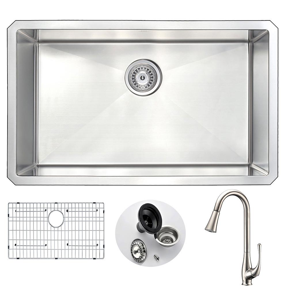 ANZZI VANGUARD Series KAZ3018-042 Kitchen Sink Kitchen Sink ANZZI 