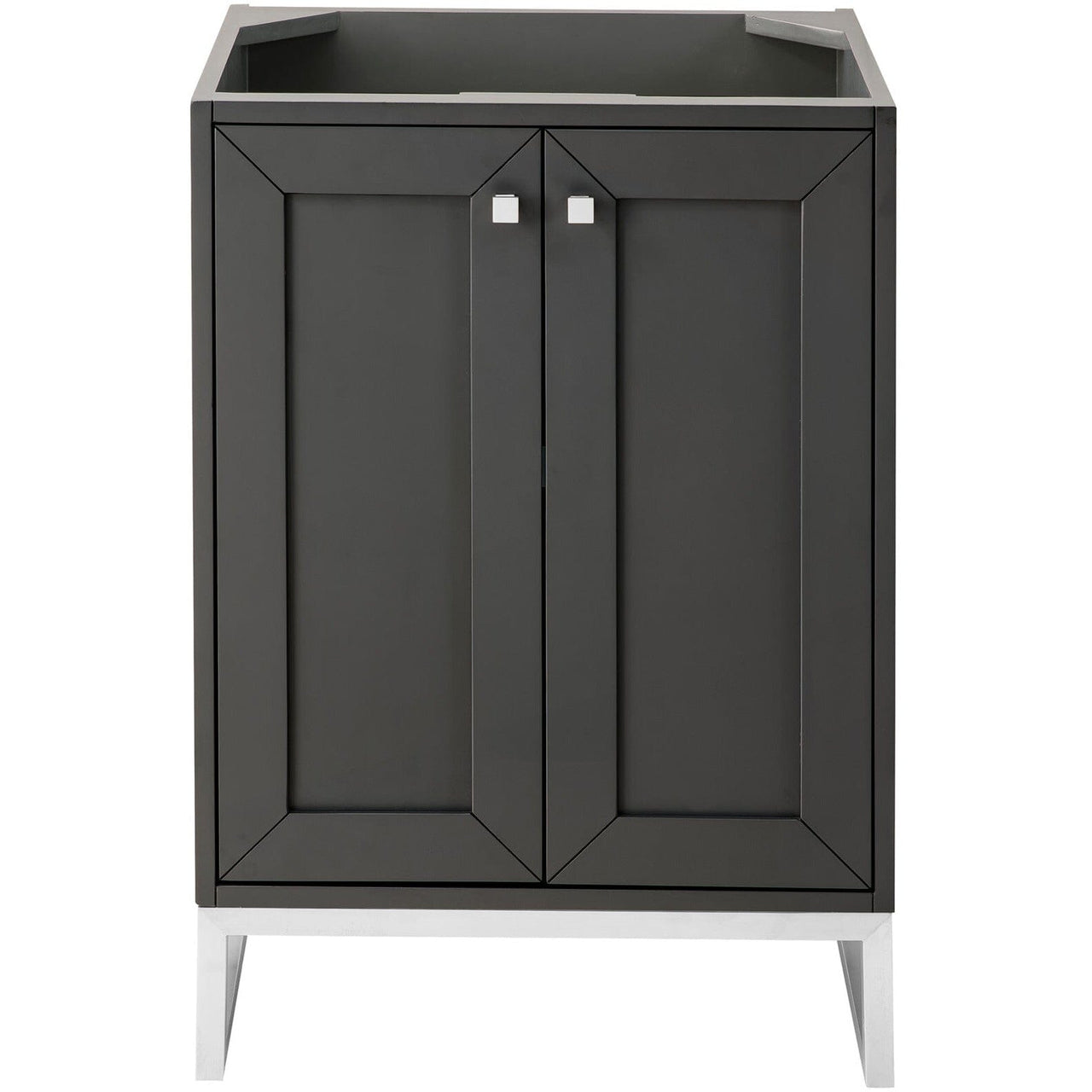 James Martin Chianti 24" Single Vanity Vanity James Martin Mineral Grey - Brushed Nickel Cabinet Only 
