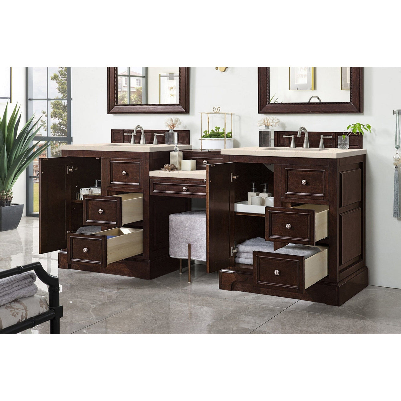 James Martin De Soto 82" Double Vanity Set Vanity James Martin 