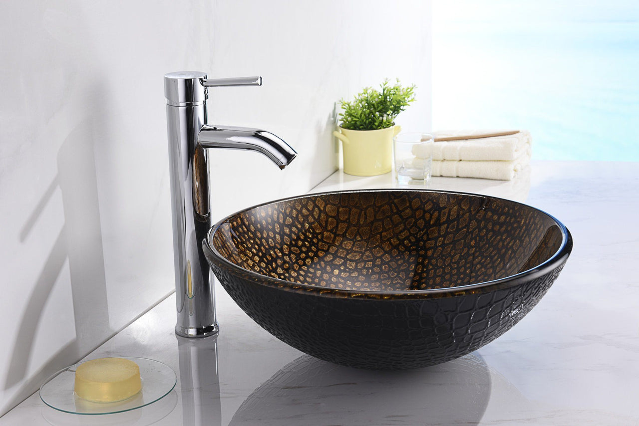 ANZZI Nile Series LS-AZ199 Vessel Sink - Glass Bathroom Sink ANZZI 