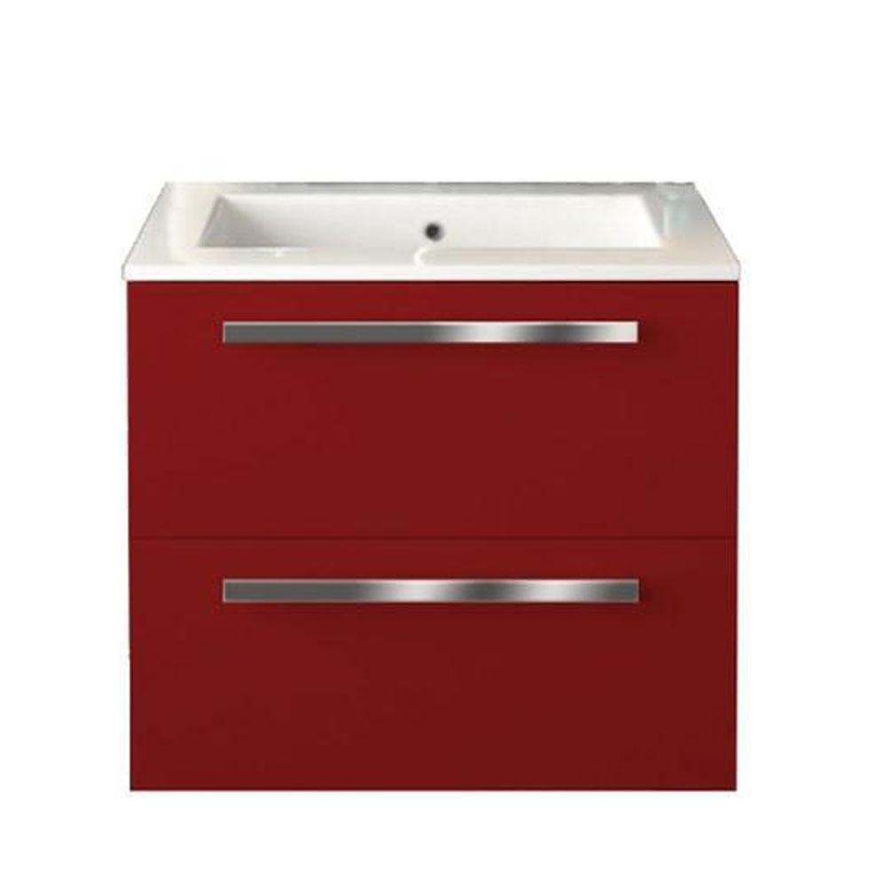 Latoscana Ambra 24" Modern Red Glossy Bathroom Vanity Vanity Latoscana 