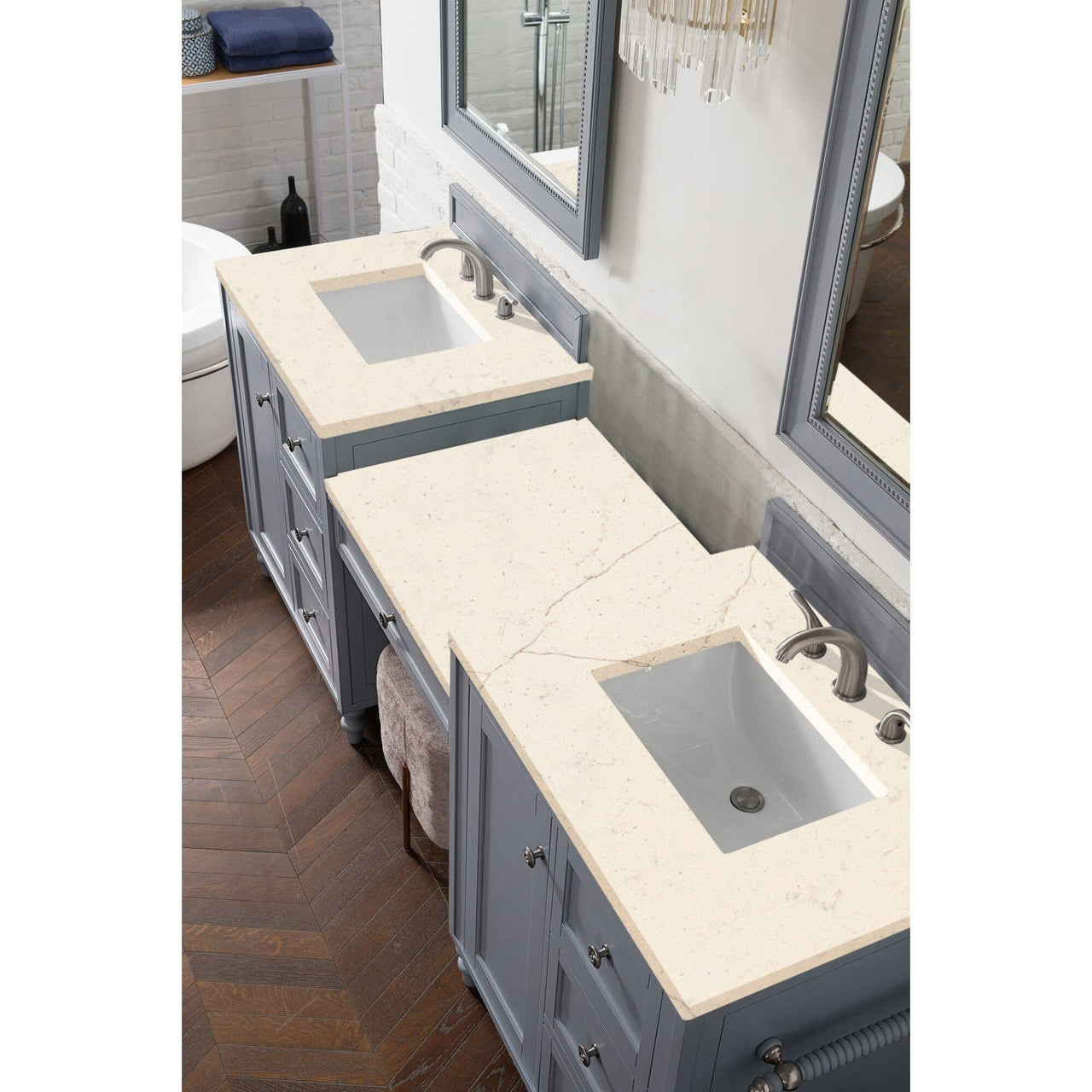 James Martin Copper Cove Encore 86" Double Vanity Set Vanity James Martin 