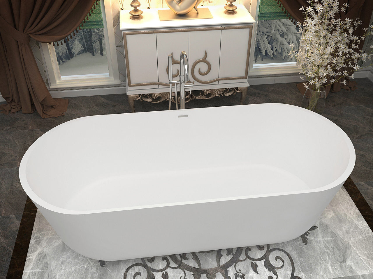 ANZZI Sabbia FT-AZ511 FreeStanding Bathtub FreeStanding Bathtub ANZZI 