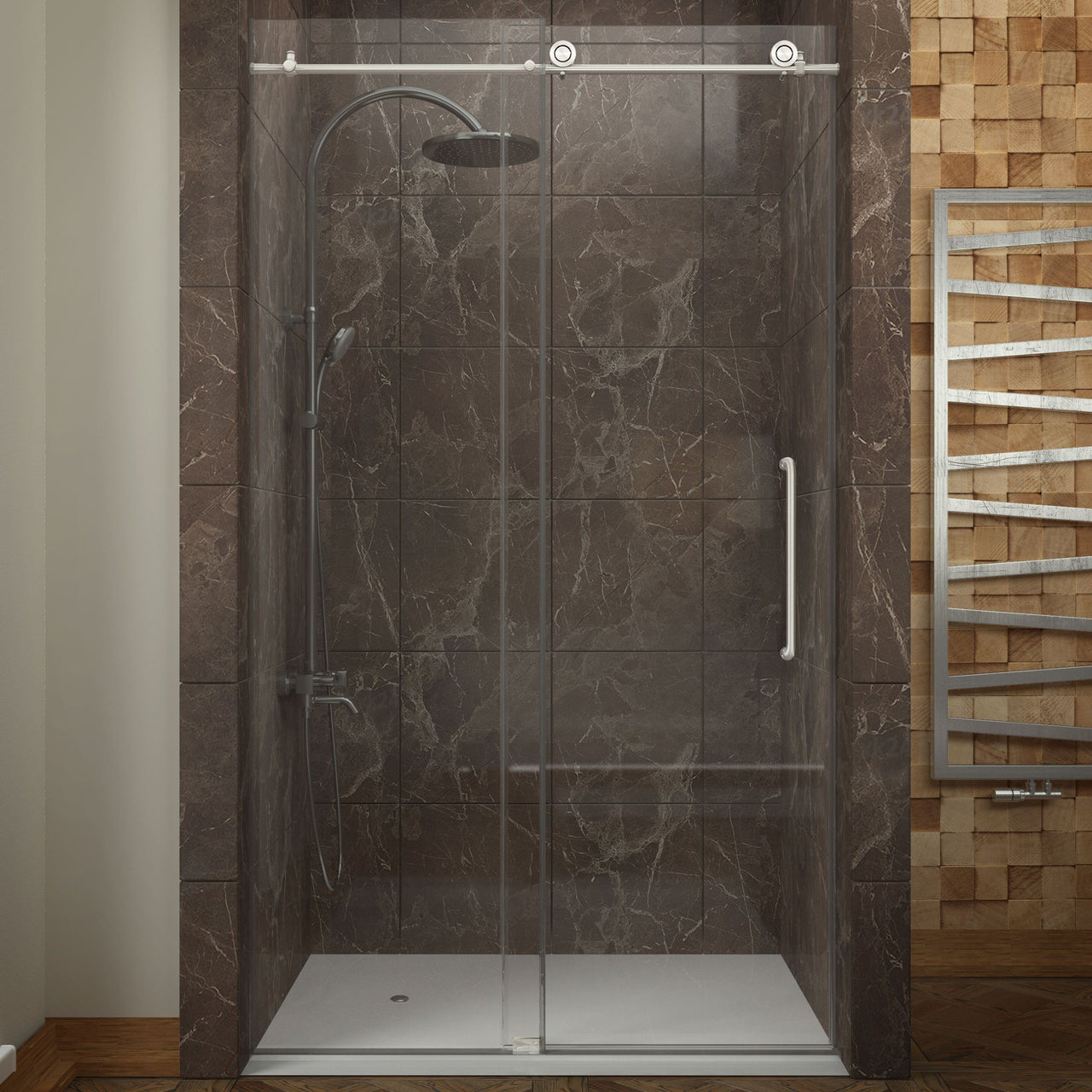 ANZZI MADAM Series SD-AZ13-01BN Shower Doors Shower Doors ANZZI 