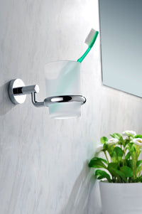 Thumbnail for ANZZI Caster Series Toothbrush Holder in Polished Chrome Toothbrush Holder ANZZI 