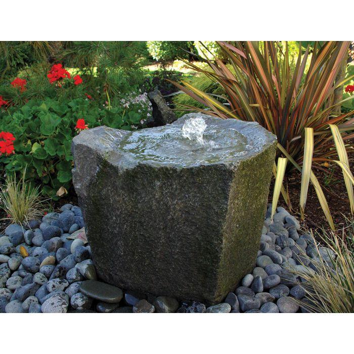 GFRC Bubbling Boulders LA2100K Klamath Basin Fountain Kit Fountain Blue Thumb 