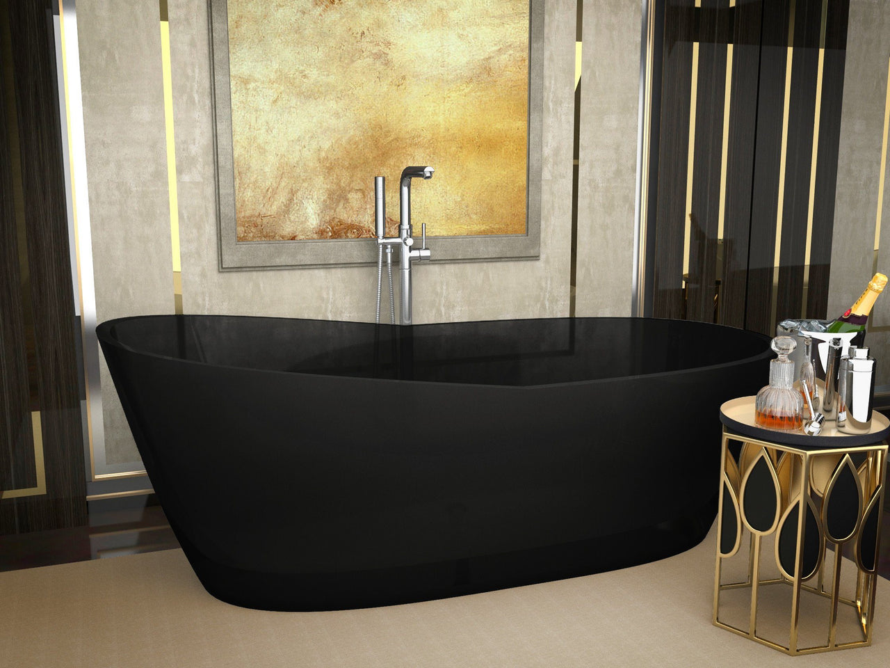 ANZZI Ember FT-AZ521K FreeStanding Bathtub FreeStanding Bathtub ANZZI 