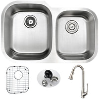 Thumbnail for ANZZI MOORE Series KAZ3220-042 Kitchen Sink Kitchen Sink ANZZI 