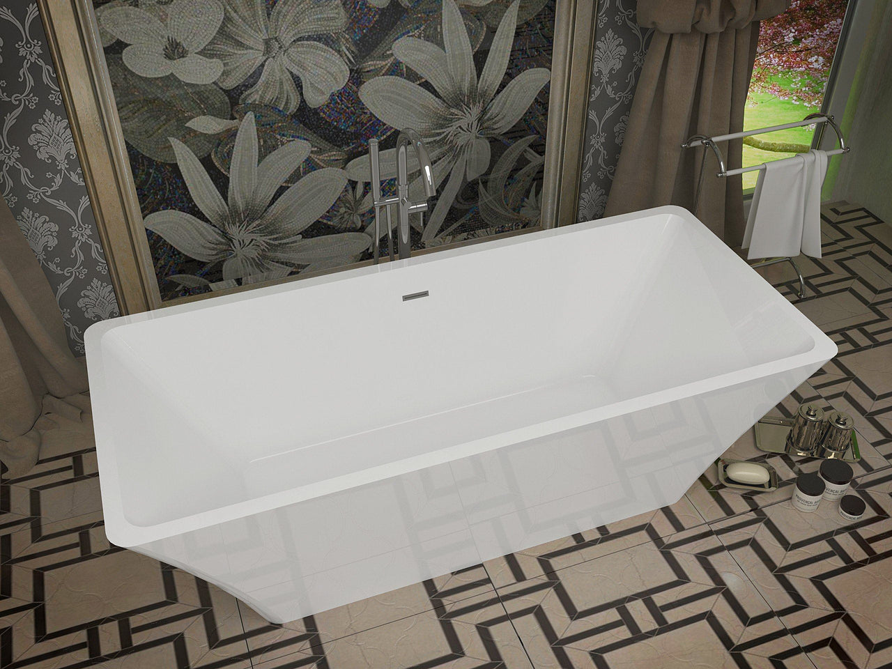 ANZZI Arden FT-AZ006 FreeStanding Bathtub FreeStanding Bathtub ANZZI 