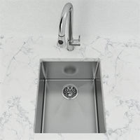 Thumbnail for Cantrio KSS-112 Single Bowl Stainless Steel Kitchen sink Kitchen Sink Cantrio 