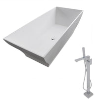Thumbnail for ANZZI Crema FT509-0028 FreeStanding Bathtub FreeStanding Bathtub ANZZI 