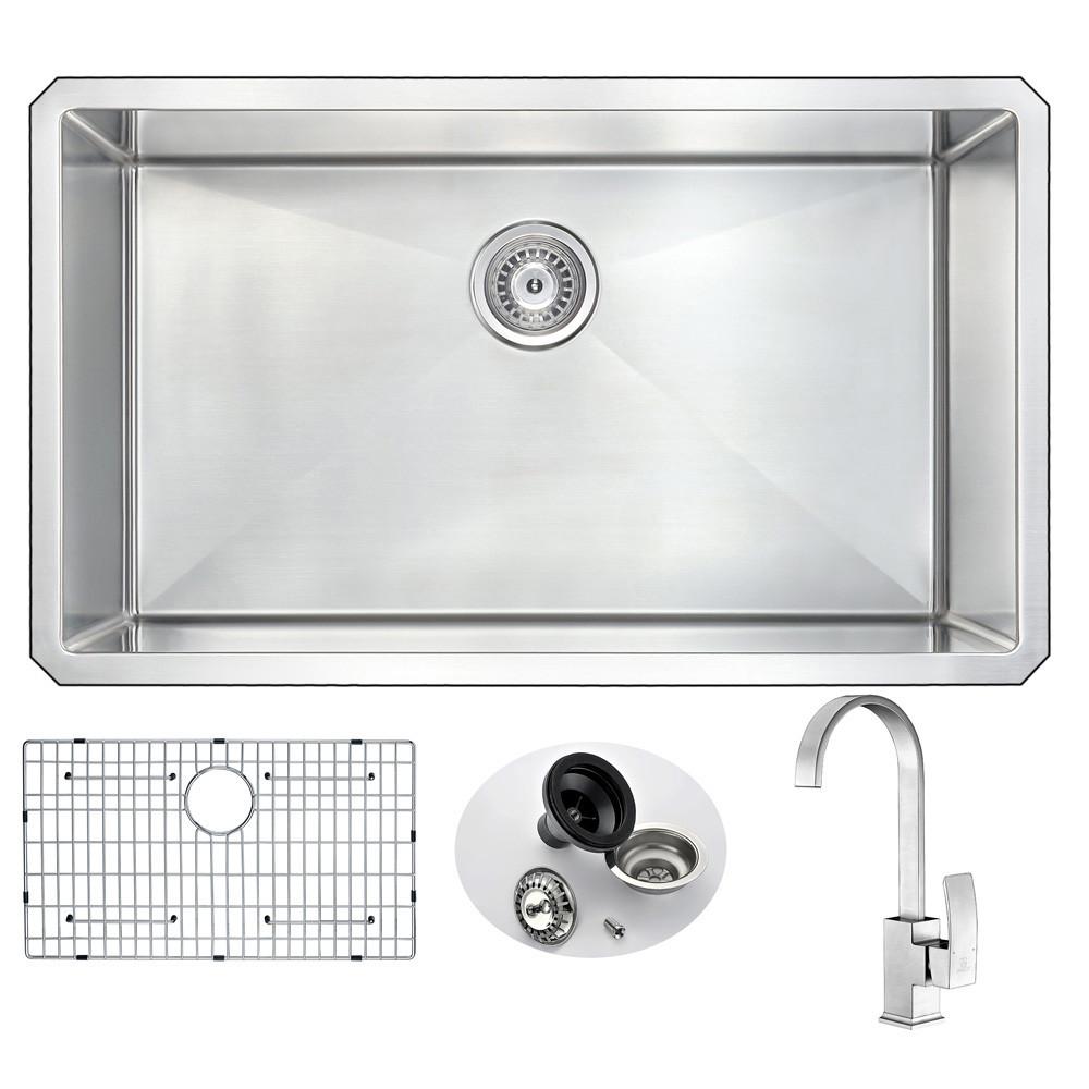 ANZZI VANGUARD Series KAZ3219-035B Kitchen Sink Kitchen Sink ANZZI 