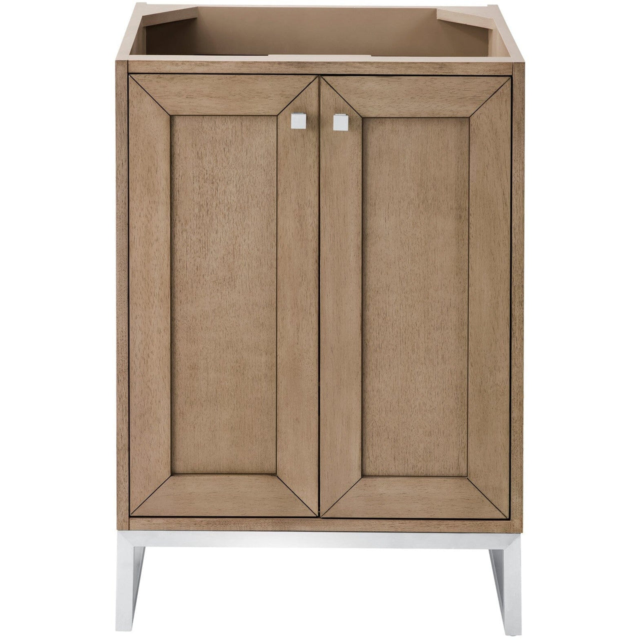 James Martin Chianti 24" Single Vanity Vanity James Martin Whitewashed Walnut - Brushed Nickel Cabinet Only 