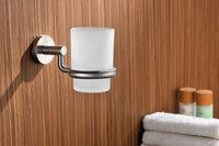 Thumbnail for ANZZI Caster Series Toothbrush Holder in Brushed Nickel Toothbrush Holder ANZZI 