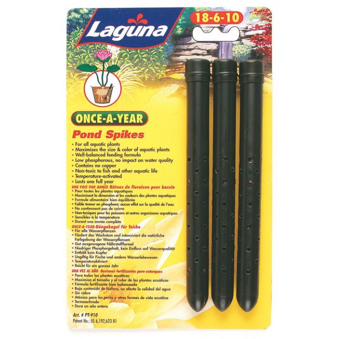 Once-A-Year Fertilizer Spike 3/pk - PT910 Garden - Fish Ponds Blue Thumb 