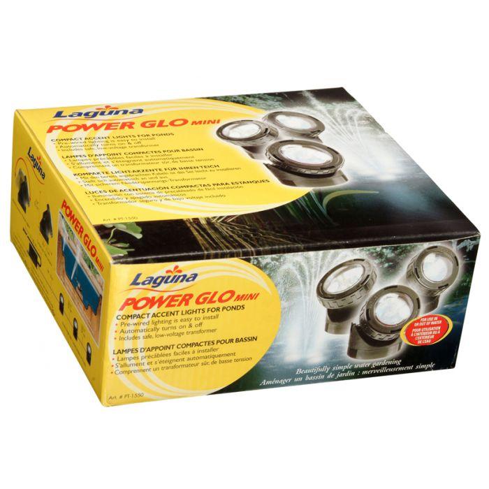 PowerGlo Mini Pond Light Kit : 3-10w Halogen w/trans - PT1550 Pond-less Waterfalls Blue Thumb 