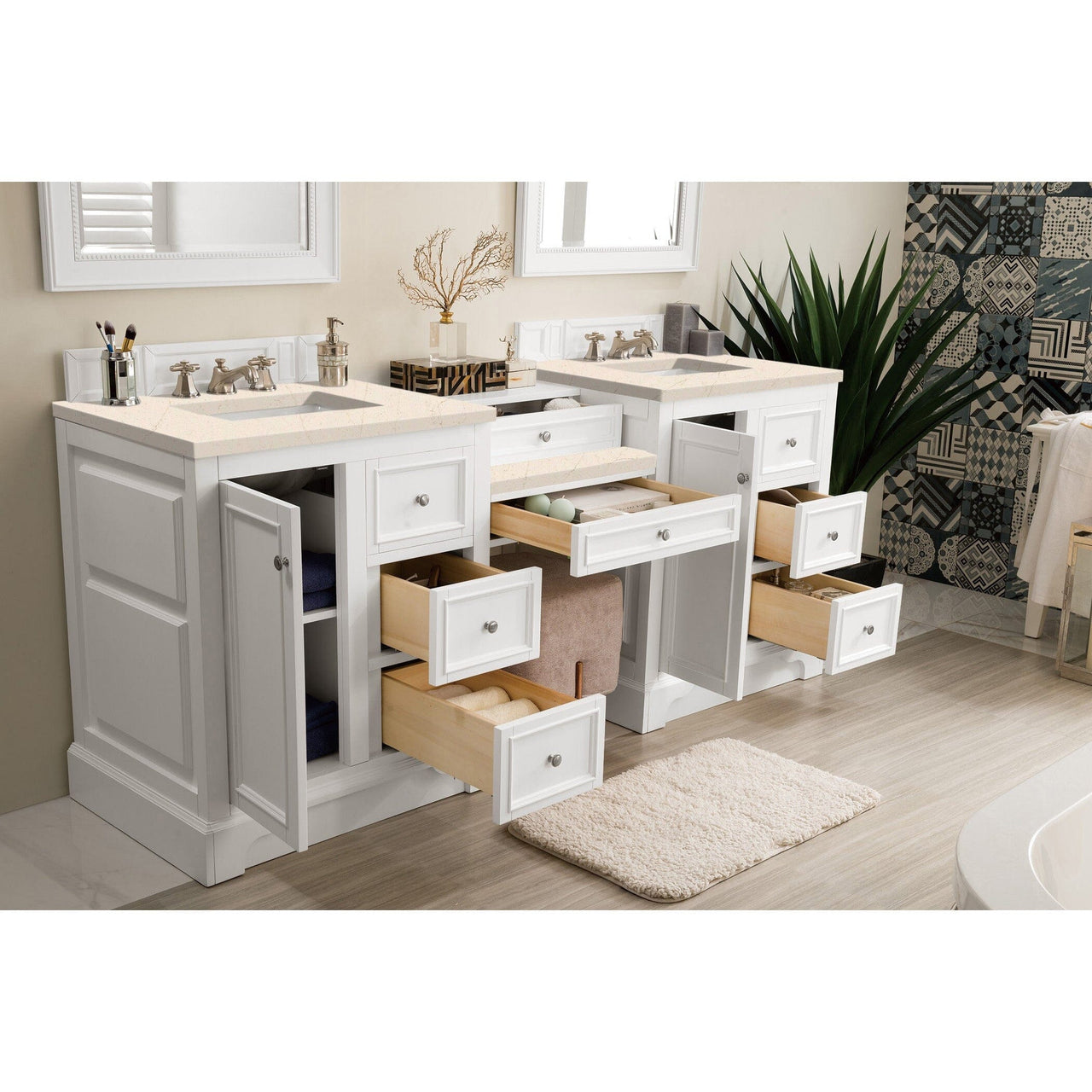 James Martin De Soto 82" Double Vanity Set Vanity James Martin 