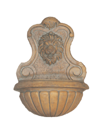Thumbnail for Leone Wall Cast Stone Outdoor Garden Fountain With Spout Fountain Tuscan 