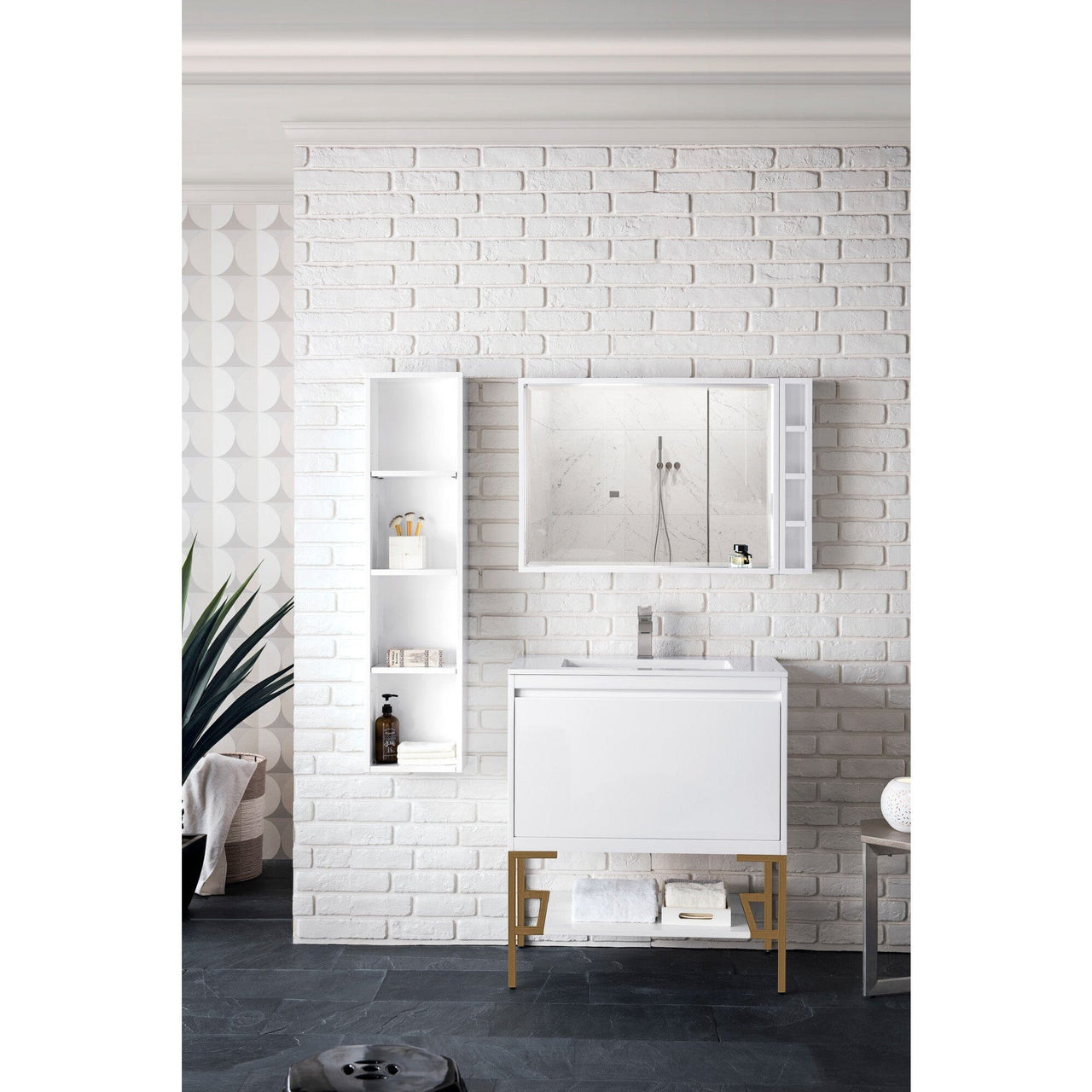 James Martin Milan 31.5" Single Vanity with Base Vanity James Martin 