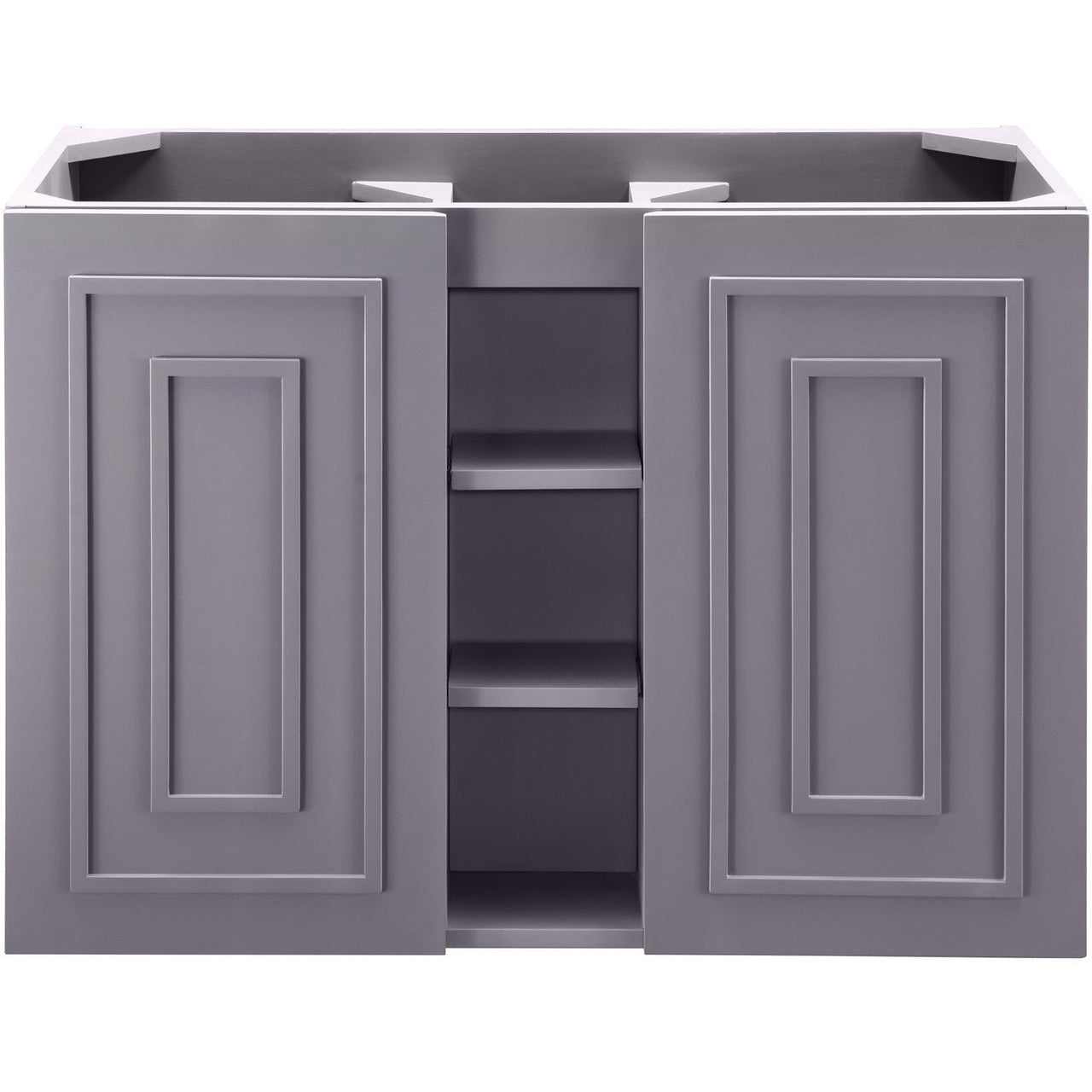 James Martin Alicante' 39.5" Single Vanity Cabinet Vanity James Martin Grey Smoke Cabinet Only 
