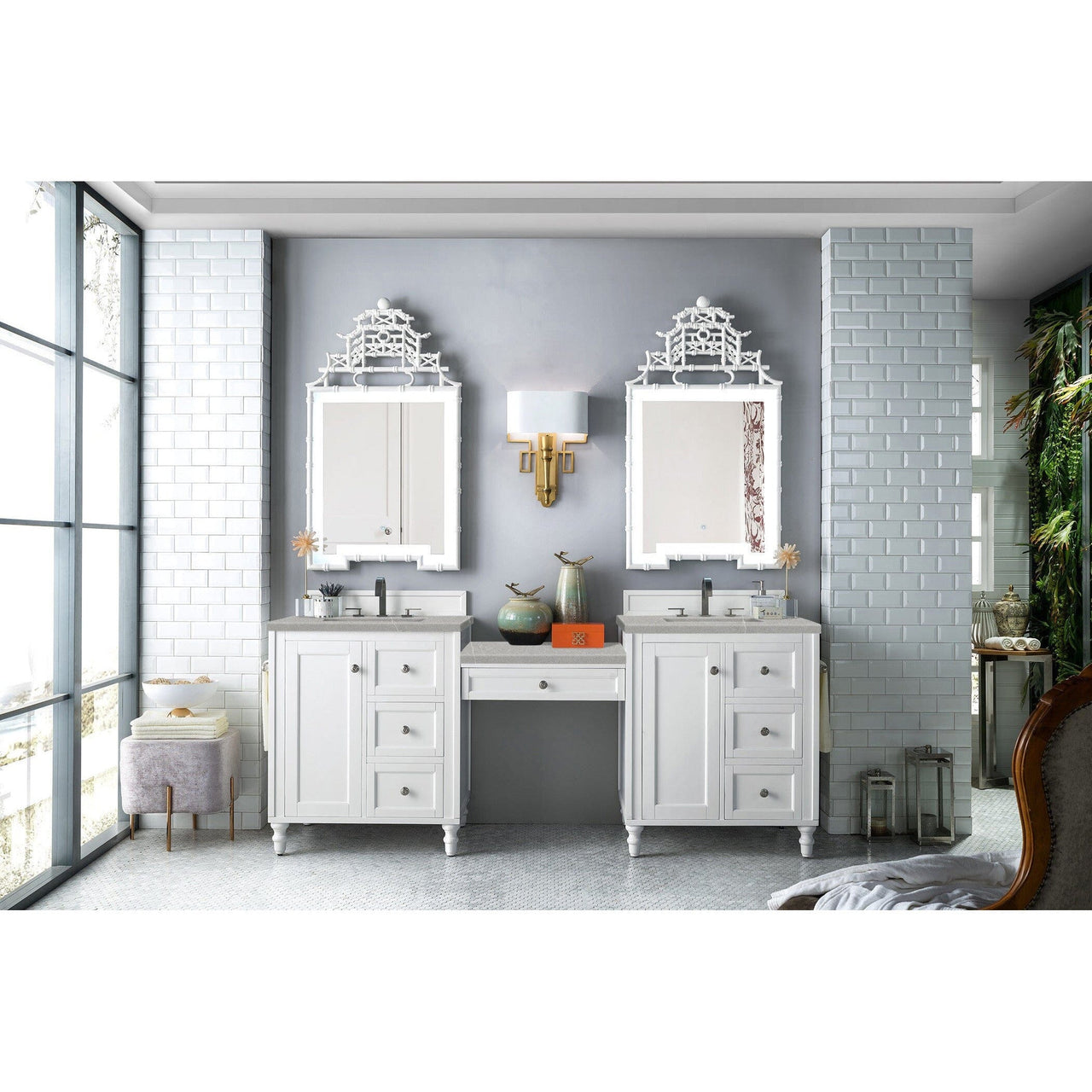 James Martin Copper Cove Encore 86" Double Vanity Set Vanity James Martin 
