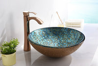 Thumbnail for ANZZI Chrona Series LS-AZ209 Vessel Sink - Glass Bathroom Sink ANZZI 