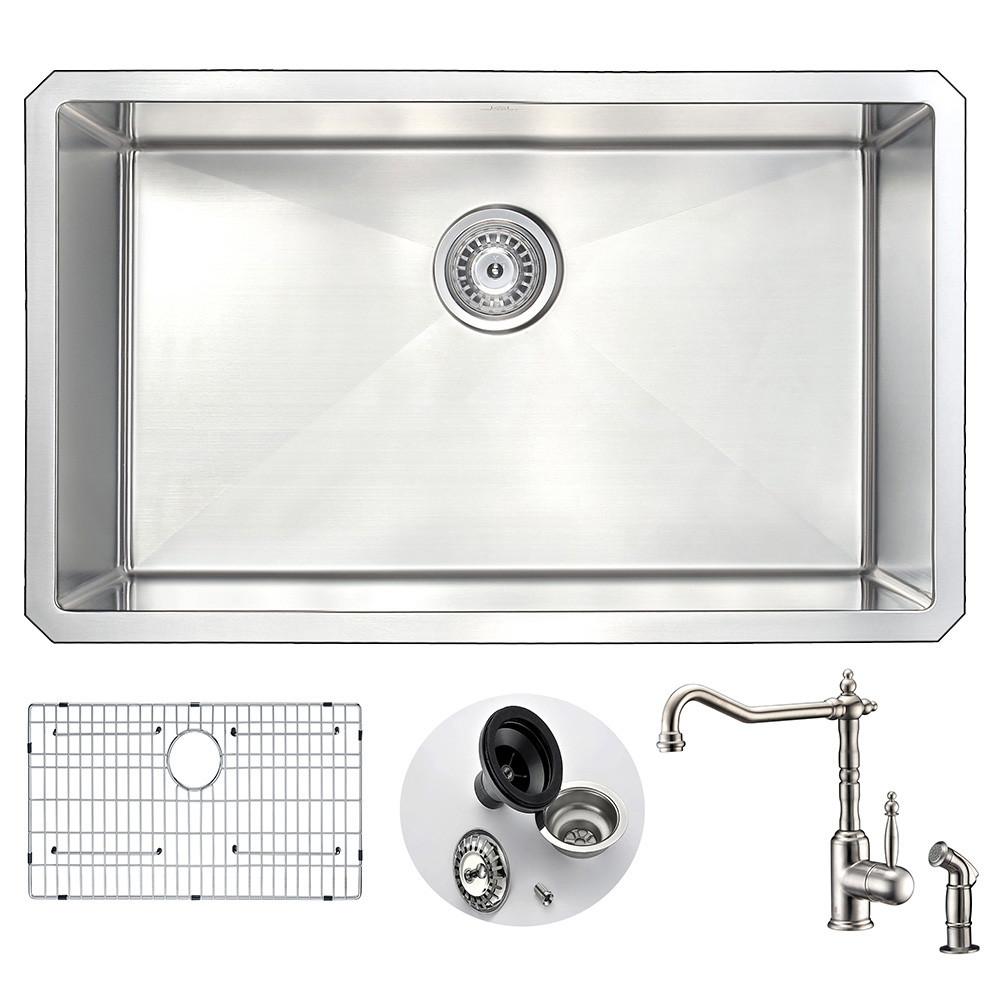 ANZZI VANGUARD Series KAZ3018-108 Kitchen Sink Kitchen Sink ANZZI 